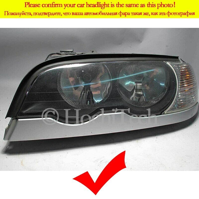 Halogen 4 Door Remote RGBW Cotton LED Angel Eye Ring For BMW 3 series E46 sedan 2001-05